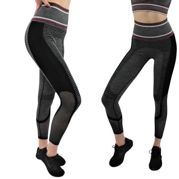 Urban Outfitters Pants - 2/$30 Mono B Seamless Hybrid High Waisted Techno Athletic Track Leggings Gray